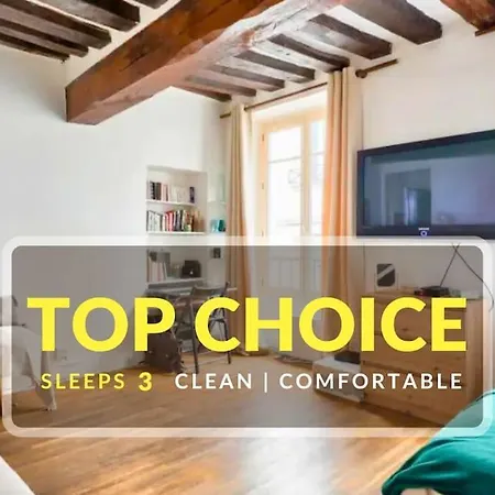 Charming Studio Under The Roofs Of Apartment Paris